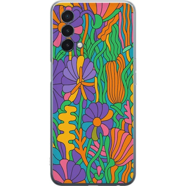 OnePlus Nord N200 5G Genomskinligt Skal Color Pop