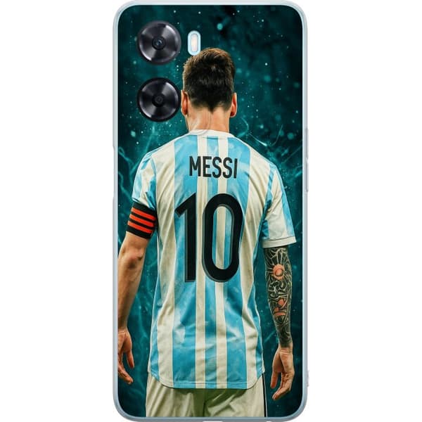 OnePlus Nord N20 SE Läpinäkyvä kuori Messi