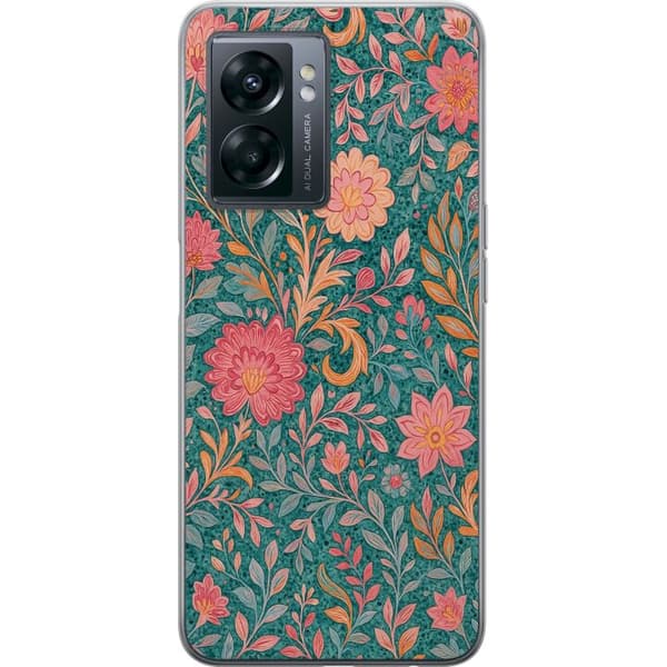 OnePlus Nord N300 Gennemsigtig cover Floral Dream