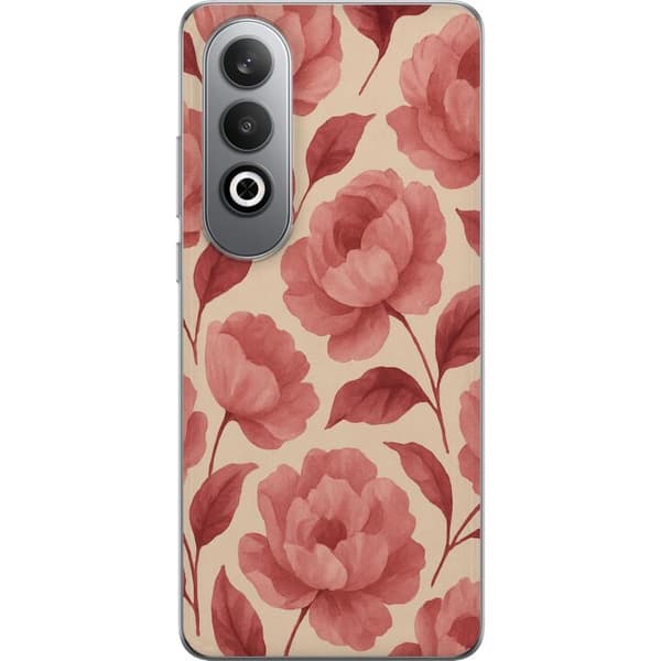OnePlus Nord CE4 Genomskinligt Skal Rose Bloom