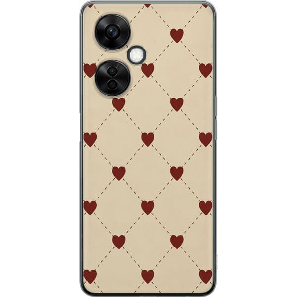 OnePlus Nord CE3 Gjennomsiktig deksel Hjertegrind