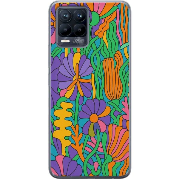 Realme 8 Gjennomsiktig deksel Color Pop