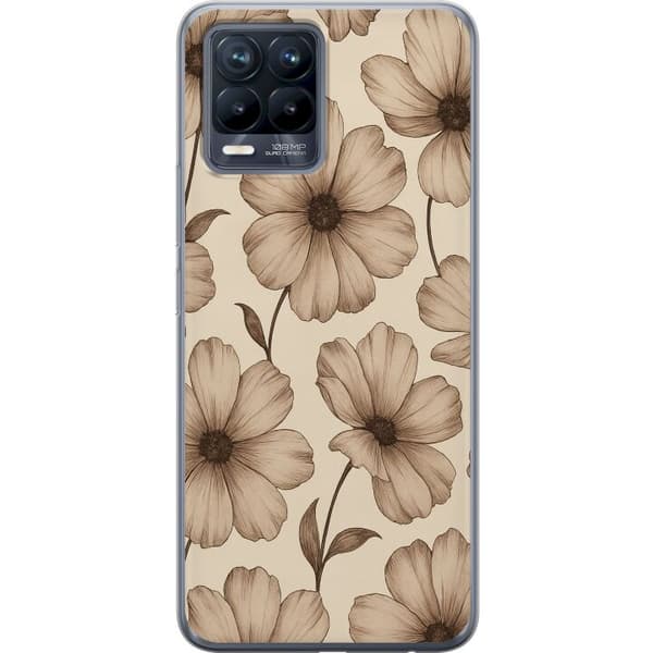 Realme 8 Gennemsigtig cover Pastel Rush