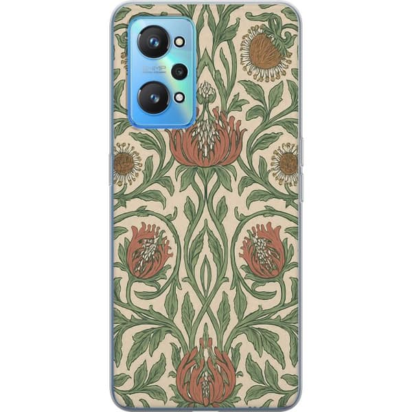 Realme GT Neo2 Gennemsigtig cover Blad Detaljer