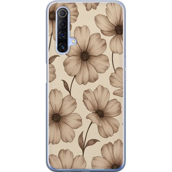 Realme X50 5G Gjennomsiktig deksel Pastel Rush