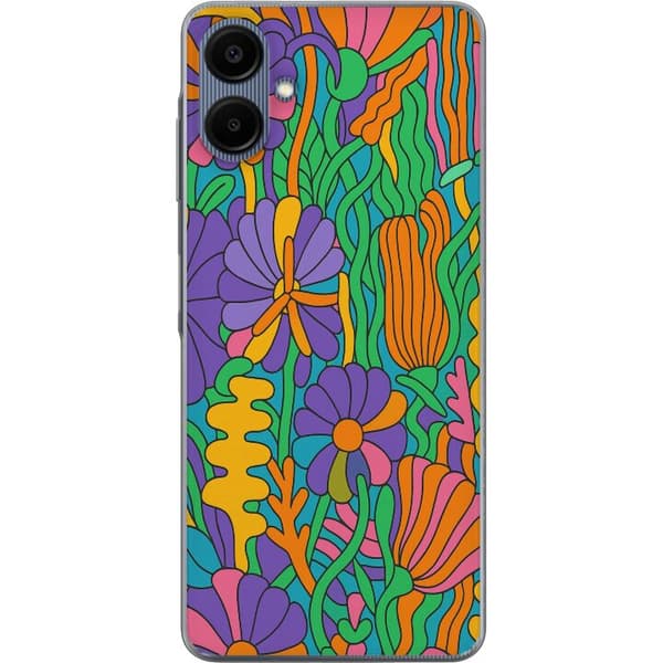 Samsung Galaxy A06 Läpinäkyvä kuori Värien räjähdys