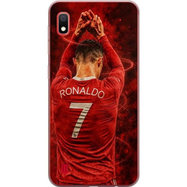 Samsung Galaxy A10 Läpinäkyvä kuori Ronaldo