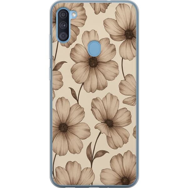 Samsung Galaxy A11 Läpinäkyvä kuori Pastel Rush