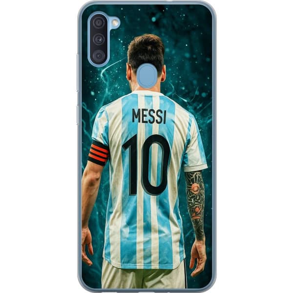 Samsung Galaxy A11 Läpinäkyvä kuori Messi