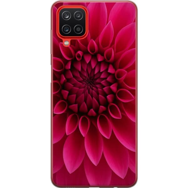 Samsung Galaxy A12 Läpinäkyvä kuori Rosecore
