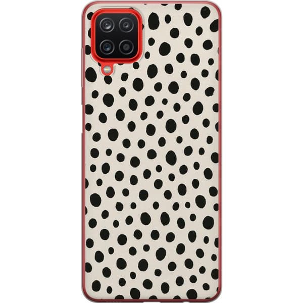 Samsung Galaxy A12 Läpinäkyvä kuori Dot Dance