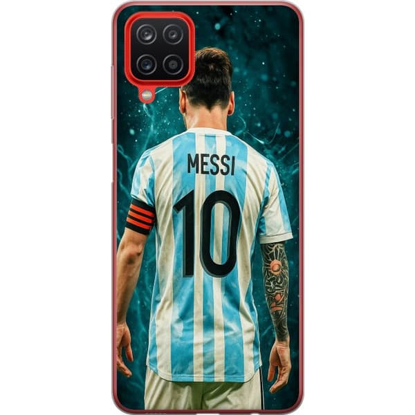 Samsung Galaxy A12 Gjennomsiktig deksel Messi