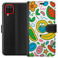 Miniatyrbillede 1 af 3: Samsung Galaxy A12 Tegnebogsetui Sommerfugle Slør