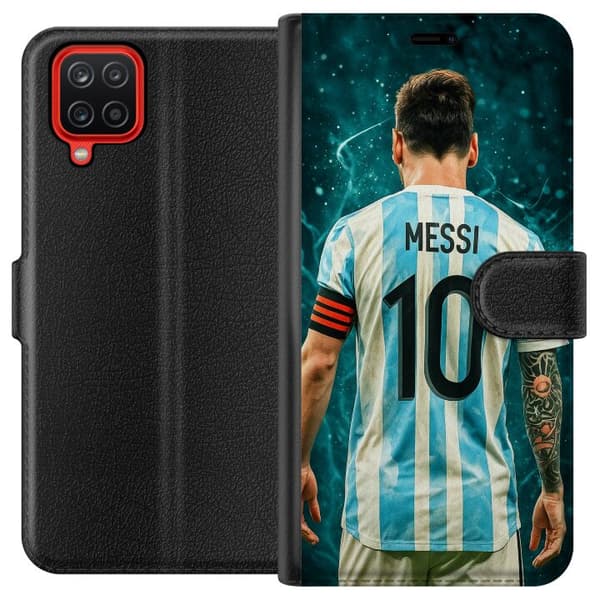Samsung Galaxy A12 Tegnebogsetui Messi