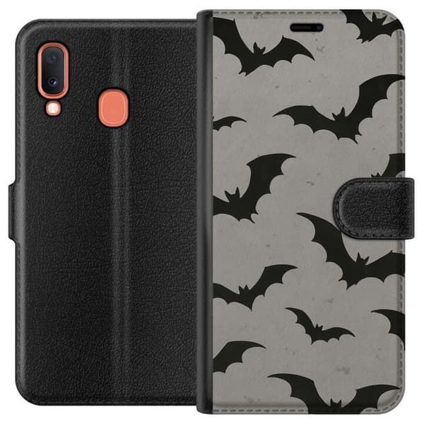 Samsung Galaxy A20e Lommeboketui Flutterprint
