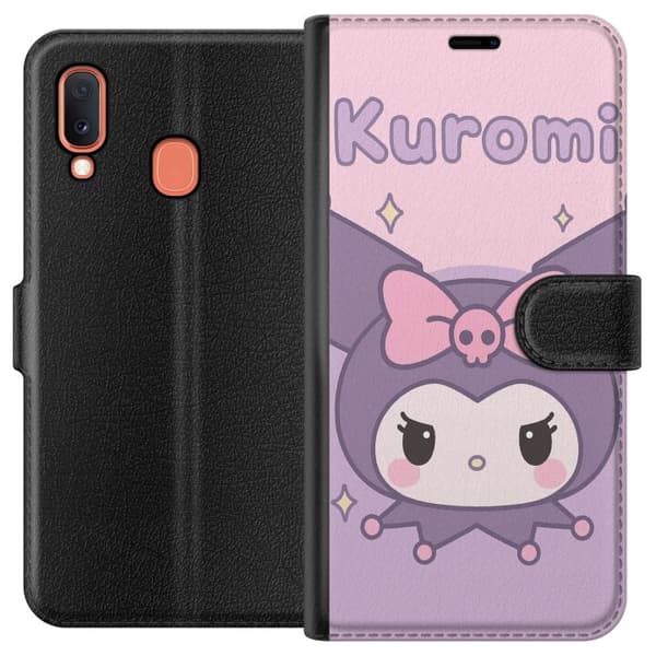 Samsung Galaxy A20e Plånboksfodral Kuromi Kawaii