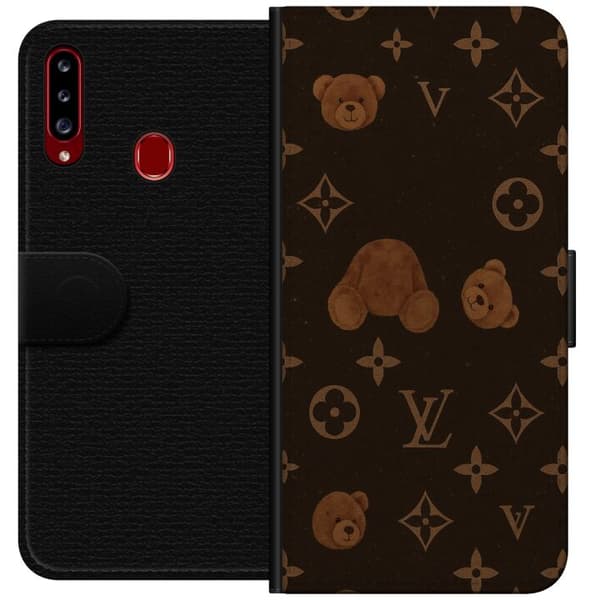 Samsung Galaxy A20s Tegnebogsetui Plush Luxe