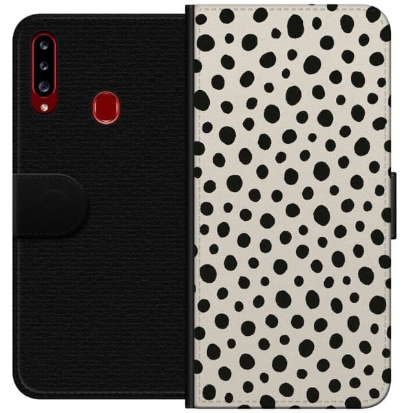 Samsung Galaxy A20s Plånboksfodral Dot Dance