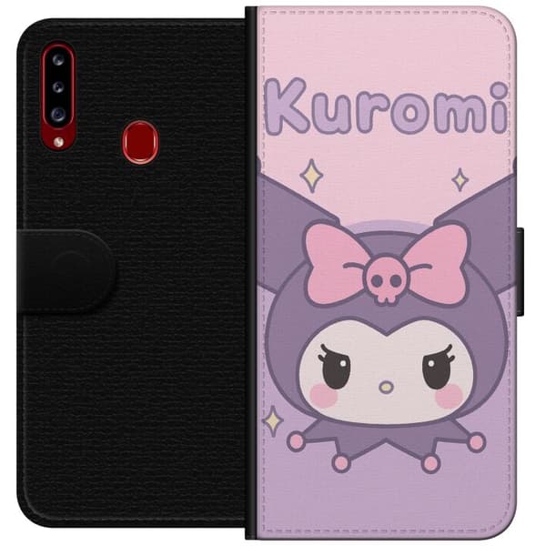 Samsung Galaxy A20s Tegnebogsetui Kuromi Kawaii
