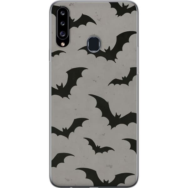 Samsung Galaxy A20s Gennemsigtig cover Flutterprint
