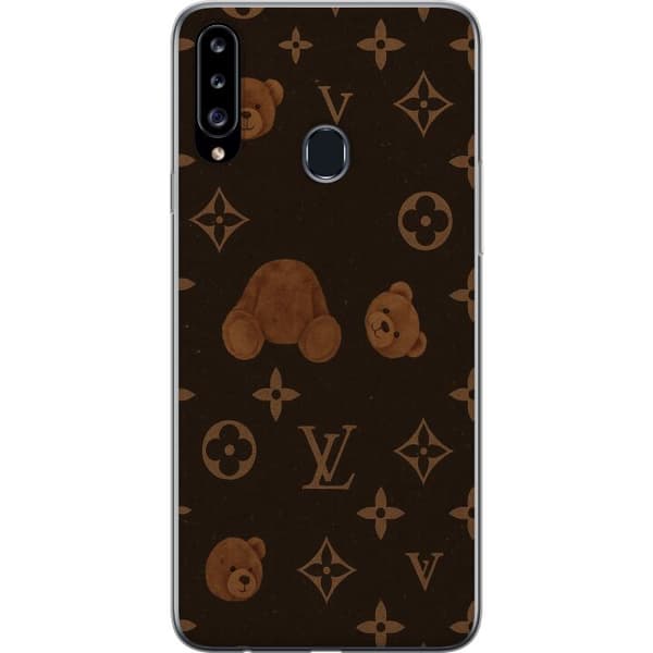 Samsung Galaxy A20s Gennemsigtig cover Plush Luxe