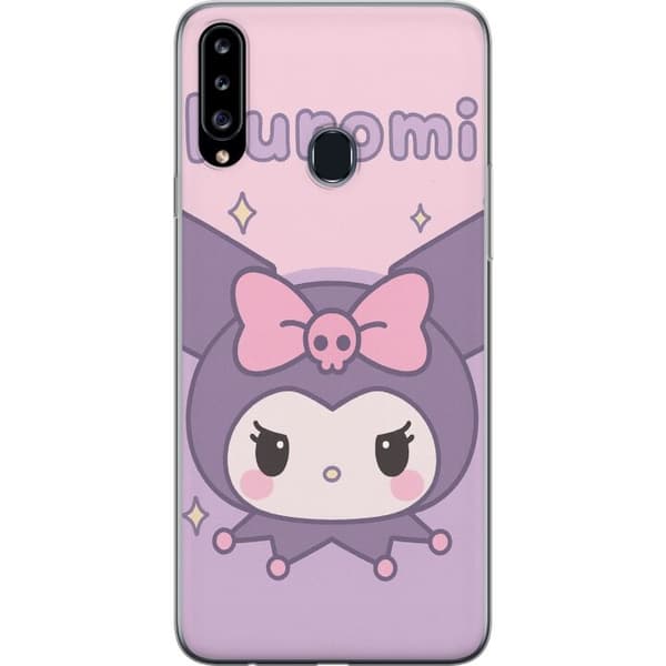 Samsung Galaxy A20s Gennemsigtig cover Kuromi Kawaii