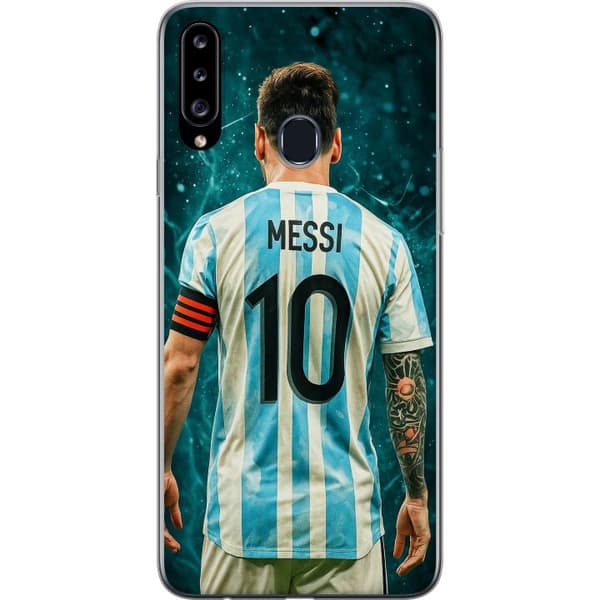 Samsung Galaxy A20s Gennemsigtig cover Messi