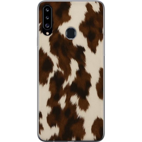 Samsung Galaxy A20s Gennemsigtig cover Farve Sprøjt