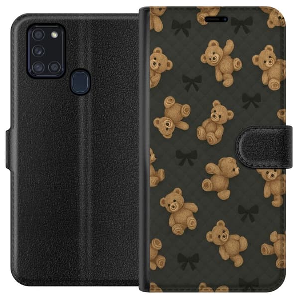 Samsung Galaxy A21s Lompakkokotelo Teddy Halauksia