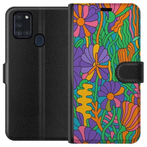 Samsung Galaxy A21s Lommeboketui Color Pop
