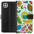 Miniatyrbillede 1 af 3: Samsung Galaxy A22 5G Tegnebogsetui Sommerfugle Slør