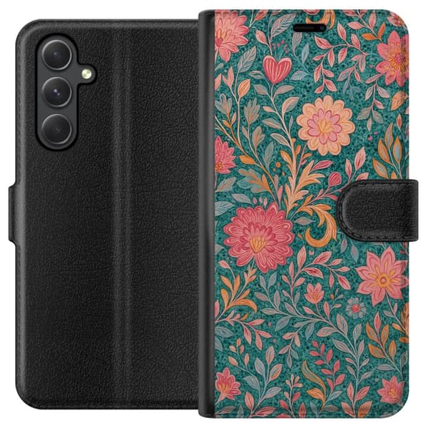 Samsung Galaxy A25 Tegnebogsetui Floral Dream
