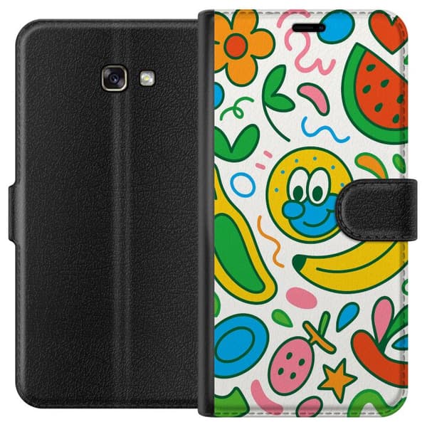 Samsung Galaxy A3 (2017) Lompakkokotelo Perhosverho