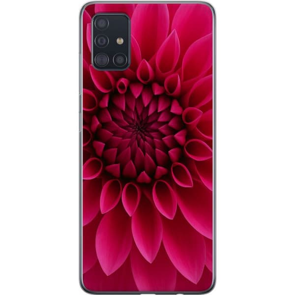 Samsung Galaxy A51 Gennemsigtig cover Rosecore