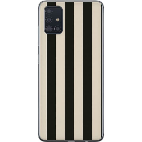 Samsung Galaxy A51 Gennemsigtig cover Linje Flow