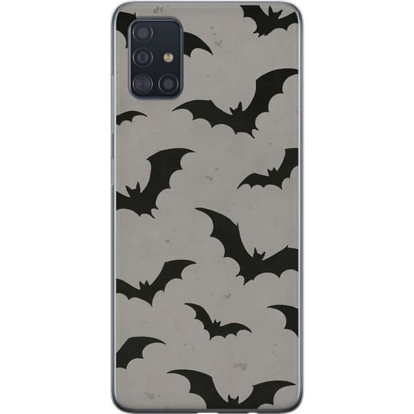 Samsung Galaxy A51 Läpinäkyvä kuori Flutterprint