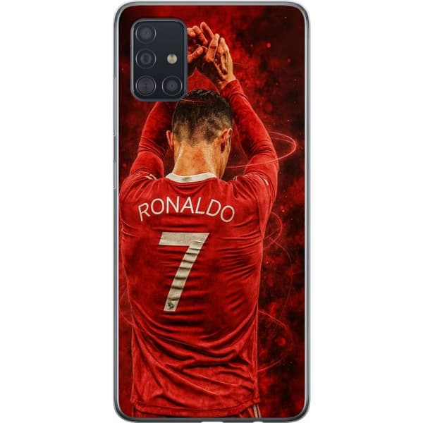Samsung Galaxy A51 Läpinäkyvä kuori Ronaldo