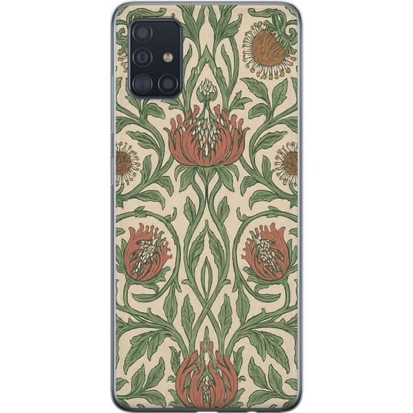 Samsung Galaxy A51 Gennemsigtig cover Blad Detaljer