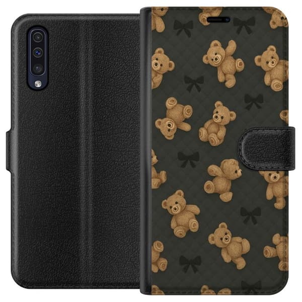 Samsung Galaxy A50 Tegnebogsetui Teddy Knus