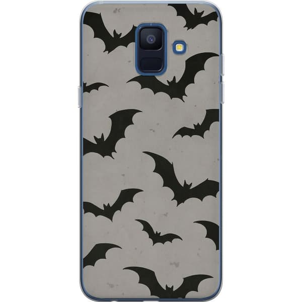 Samsung Galaxy A6 (2018) Gennemsigtig cover Flutterprint