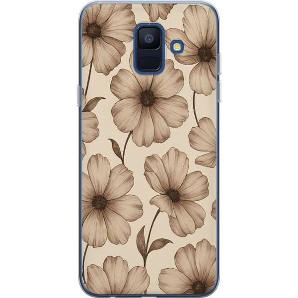 Samsung Galaxy A6 (2018) Läpinäkyvä kuori Pastel Rush