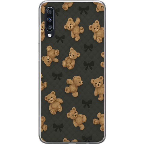 Samsung Galaxy A70 Gennemsigtig cover Teddy Knus