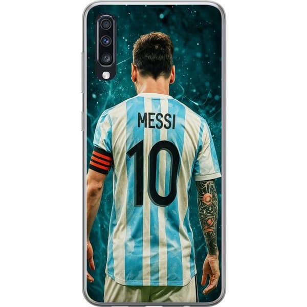 Samsung Galaxy A70 Gennemsigtig cover Messi