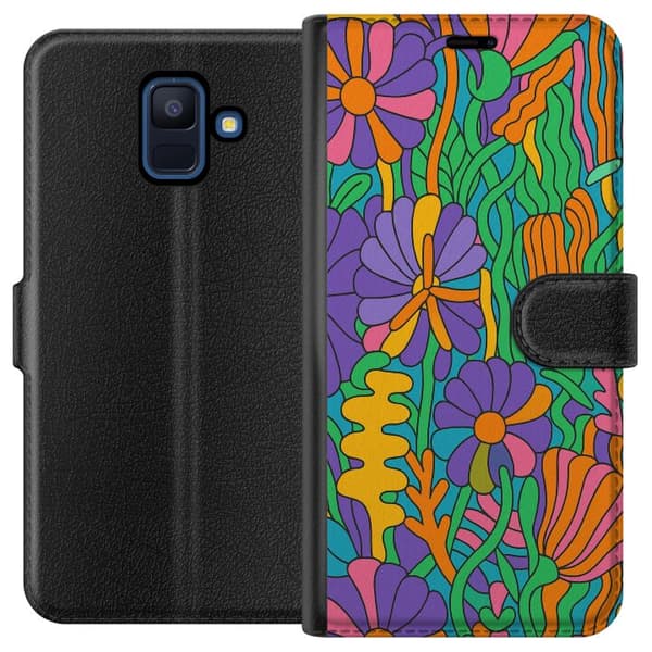 Samsung Galaxy A6 (2018) Tegnebogsetui Farveeksplosion