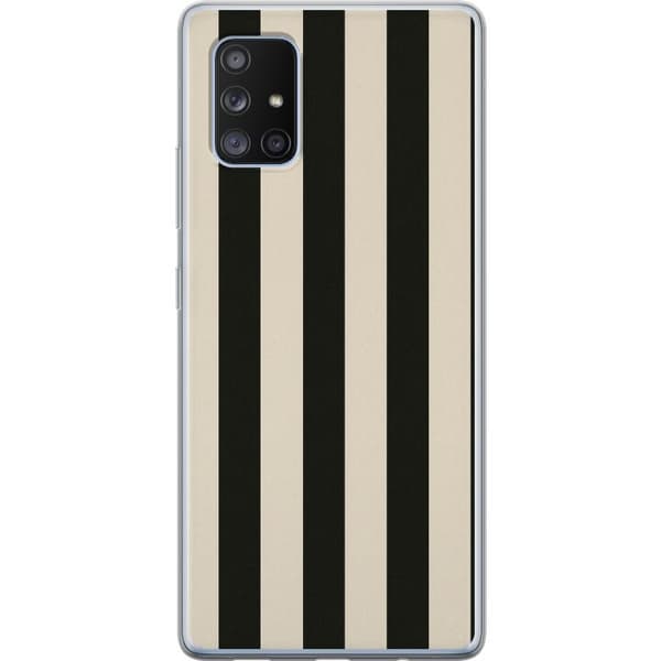 Samsung Galaxy A71 5G Genomskinligt Skal Line Flow