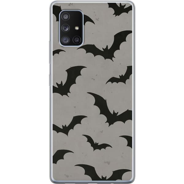 Samsung Galaxy A71 5G Läpinäkyvä kuori Flutterprint