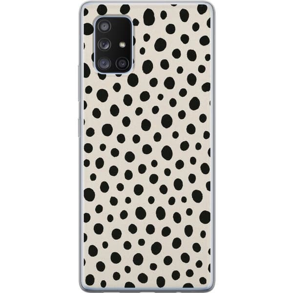 Samsung Galaxy A71 5G Gennemsigtig cover Dot Dance