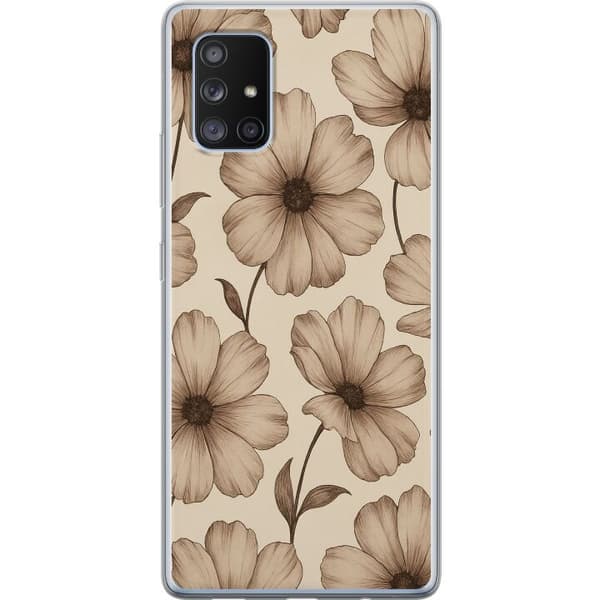 Samsung Galaxy A71 5G Läpinäkyvä kuori Pastel Rush