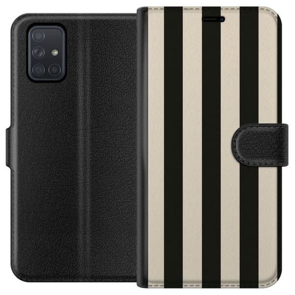Samsung Galaxy A71 Tegnebogsetui Linje Flow