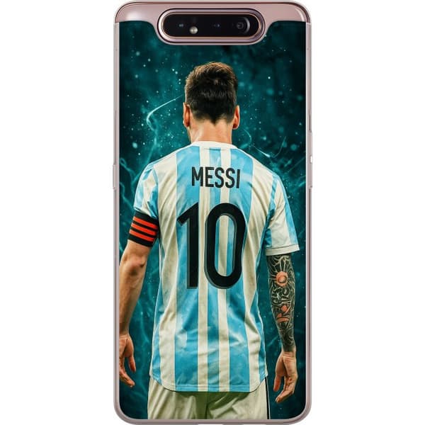 Samsung Galaxy A80 Läpinäkyvä kuori Messi